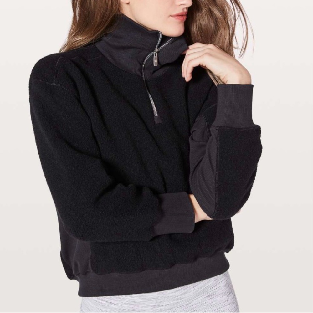 Lululemon Stand Out Sherpa Fleece 1/4 Zip